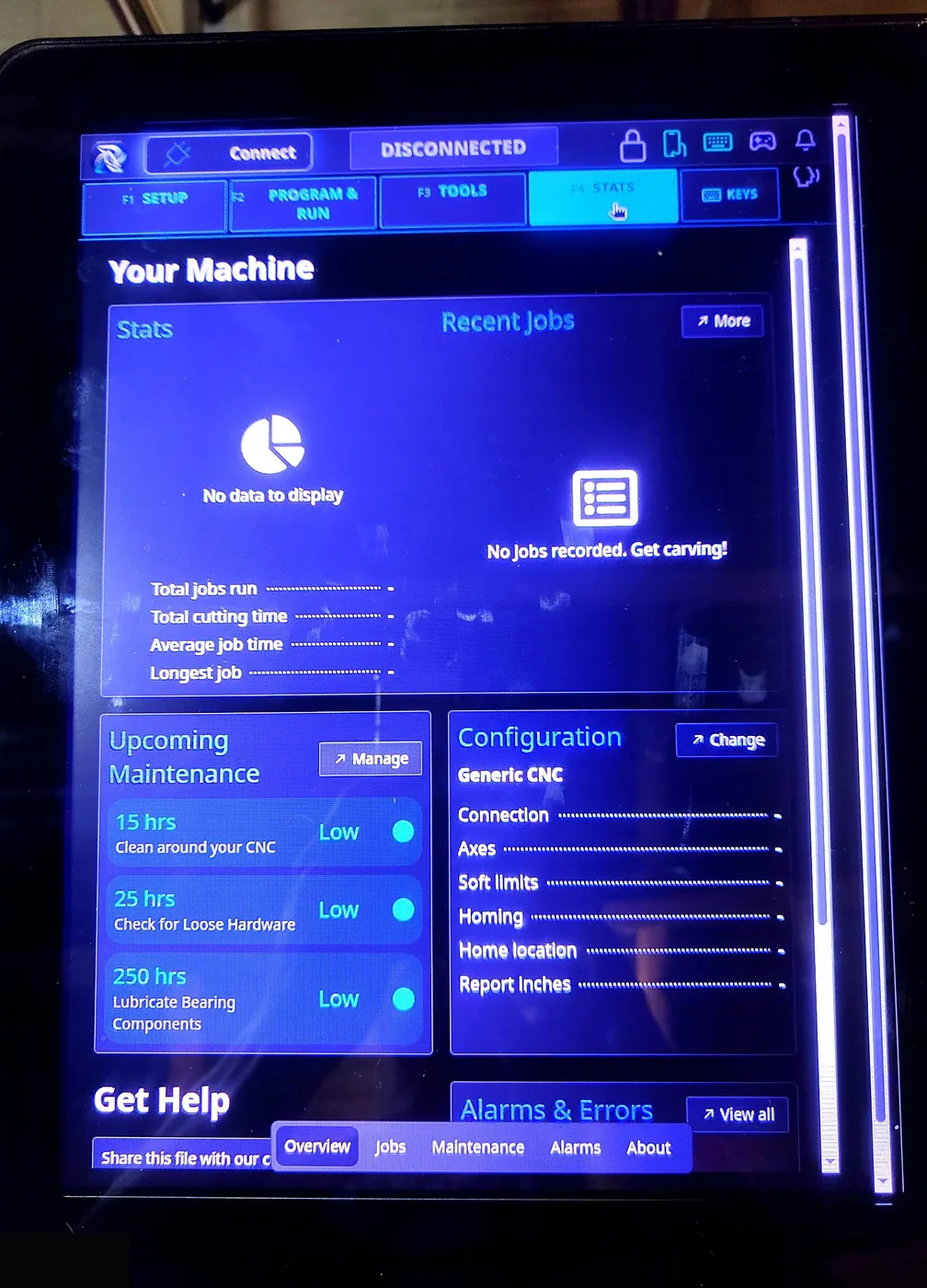 Stats and diagnostics