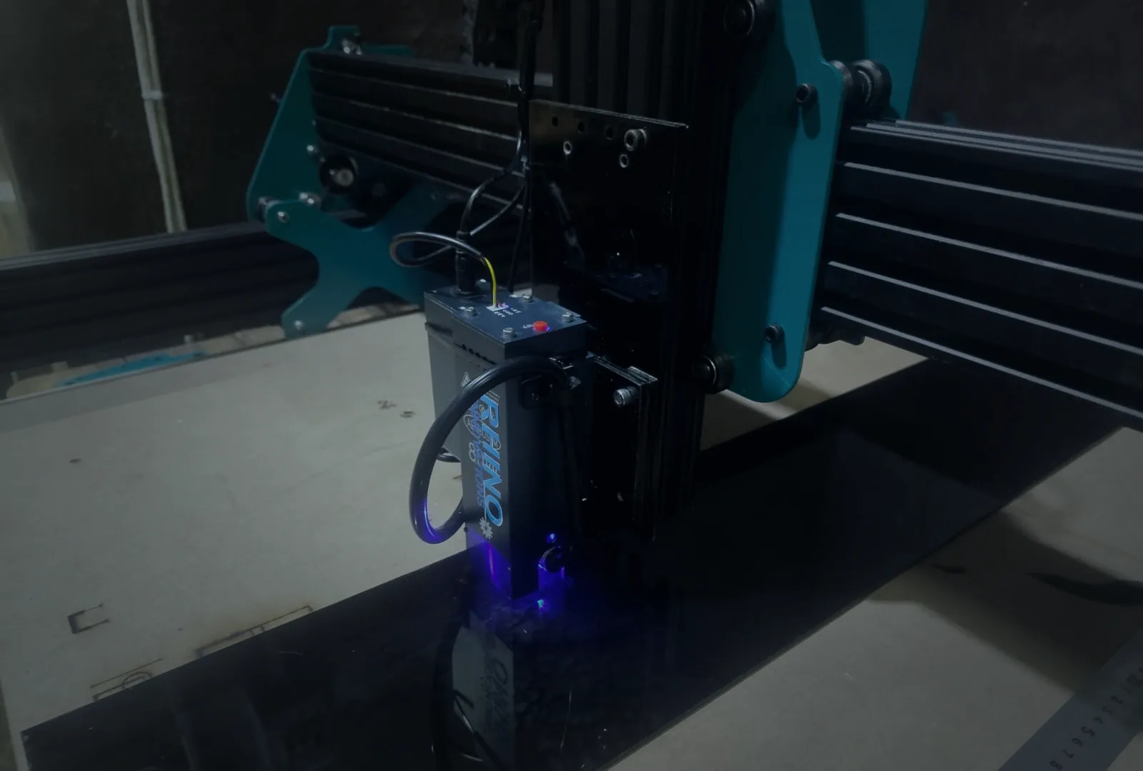 Laser module on the Z axis
